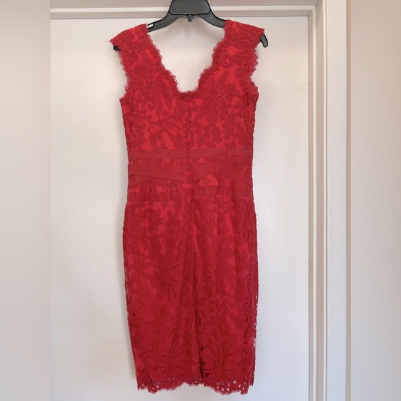 Coral Tadashi Shoji Cocktail Dress - Picture 3 of 3